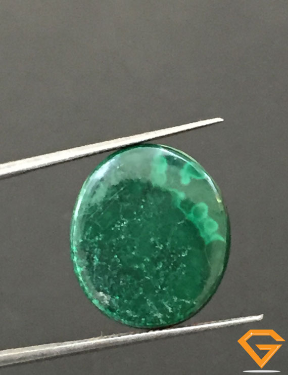 20.39 ct Natural Certified Malachite stone